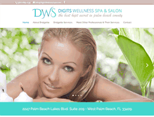 Tablet Screenshot of digitswellnessspa.com